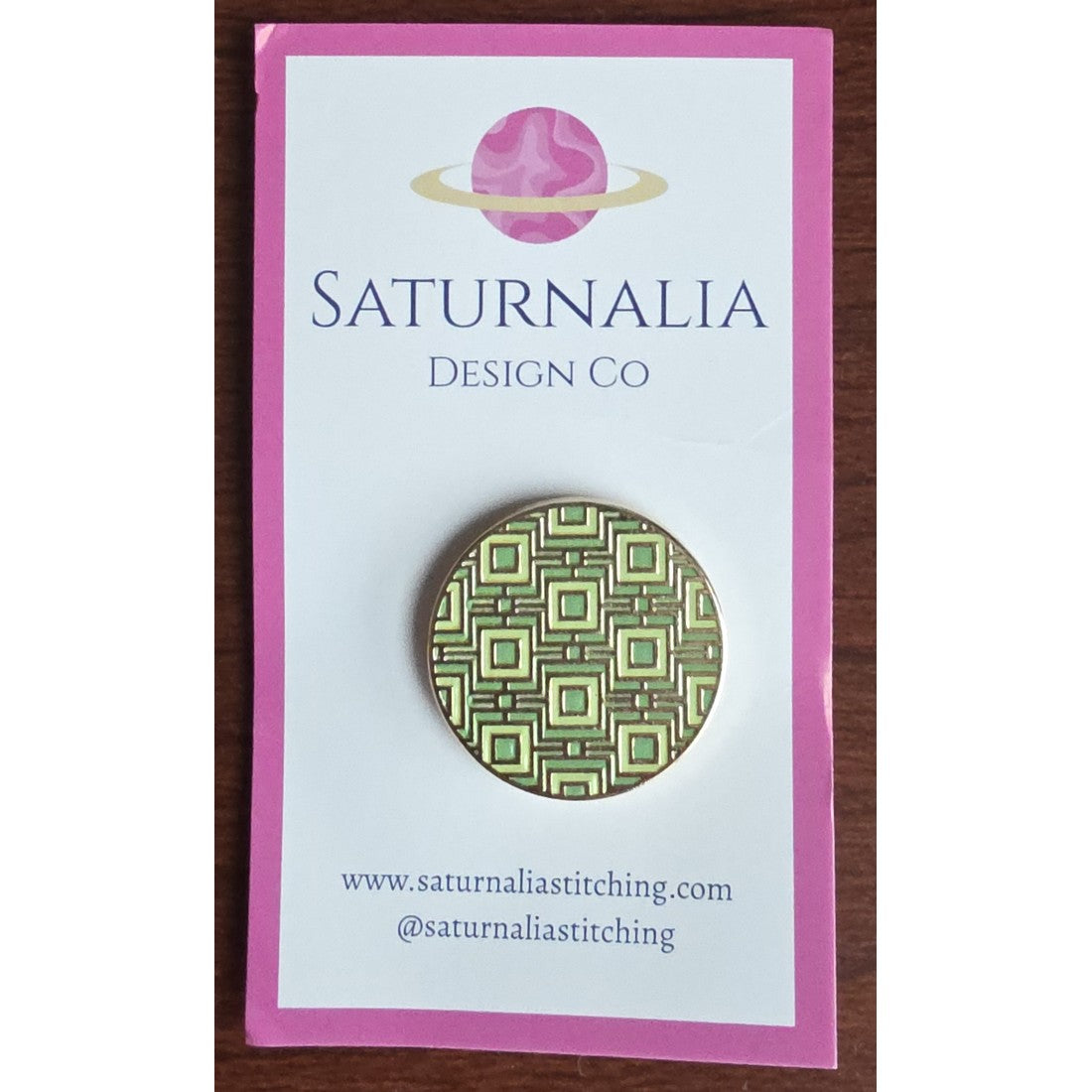 Emerald Art Deco Needle Minder