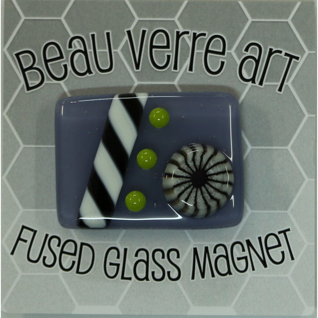 Stripes and Circles on Purple Magnet