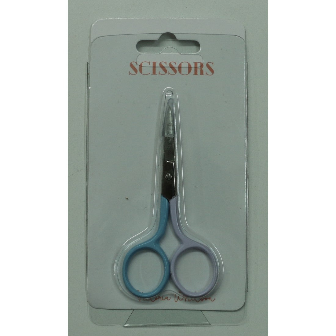 Striped Scissors, Blue & White