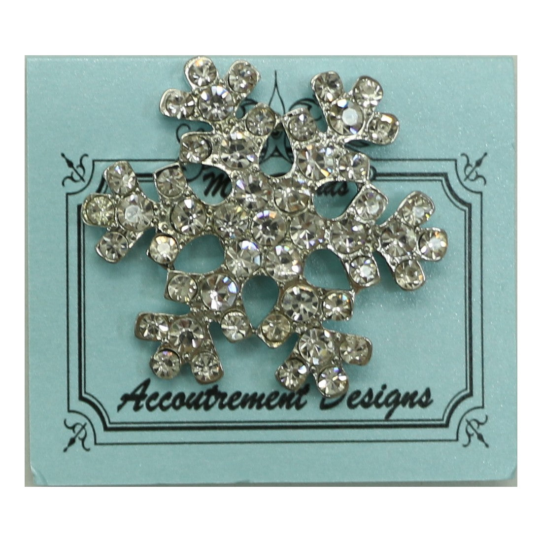 Lg Crystal Snowflake Magnet