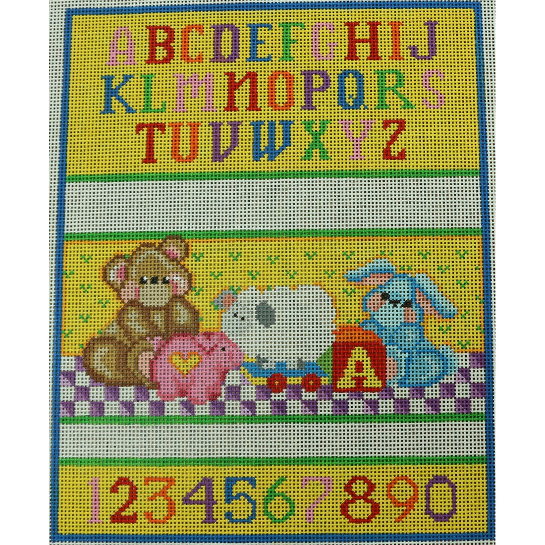 Bear and Pig Birth Sampler