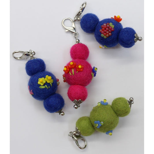 Fob, Embroidered Feltie