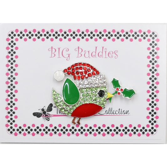 Christmas Bird w/ Holly