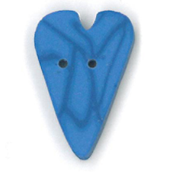 Medium Bluejay Velvet Heart 3342.M