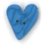 Small Bluejay Velvet Heart 3342.S