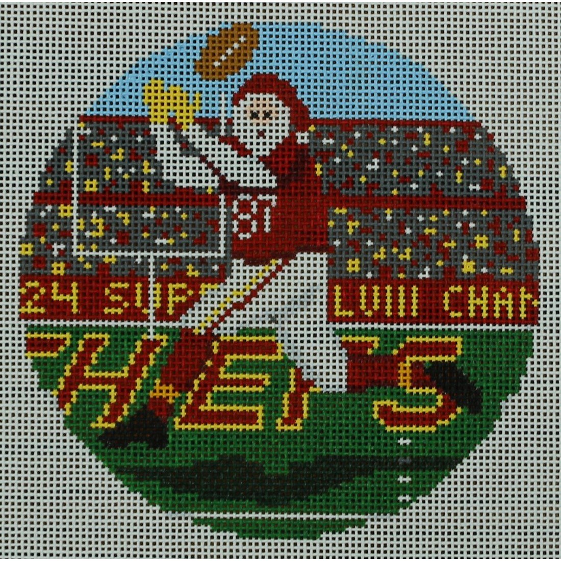 Chiefs Football Santa