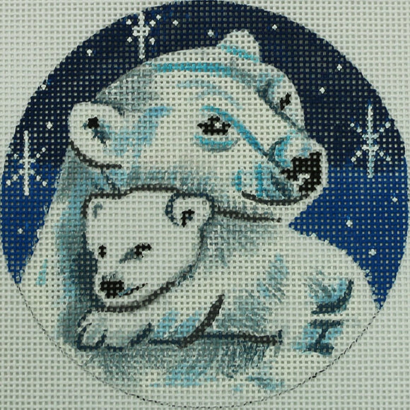Mama and Cub Polar Bears