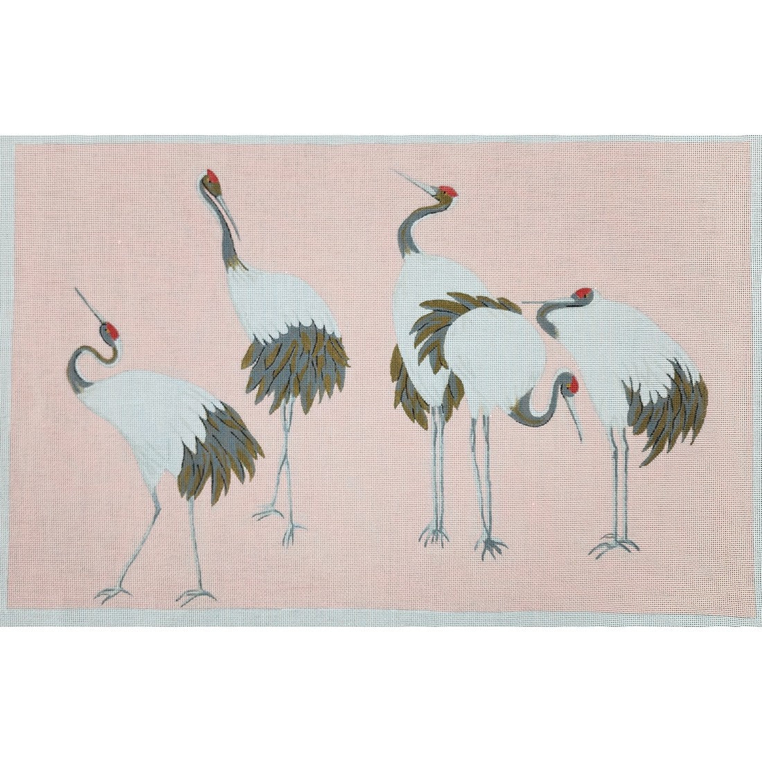Cranes on Pink