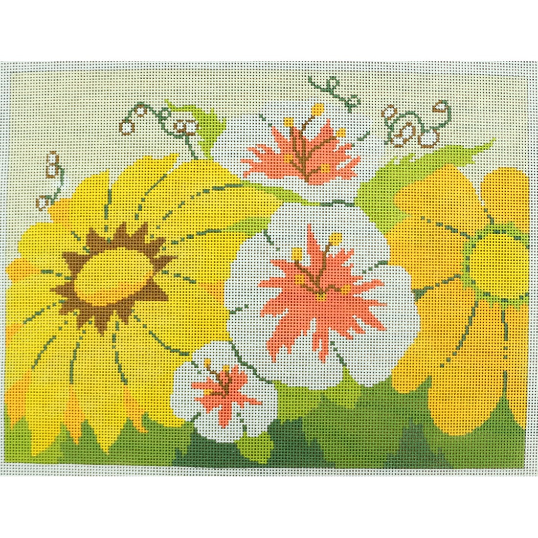 Sunflowers & Morning Glories