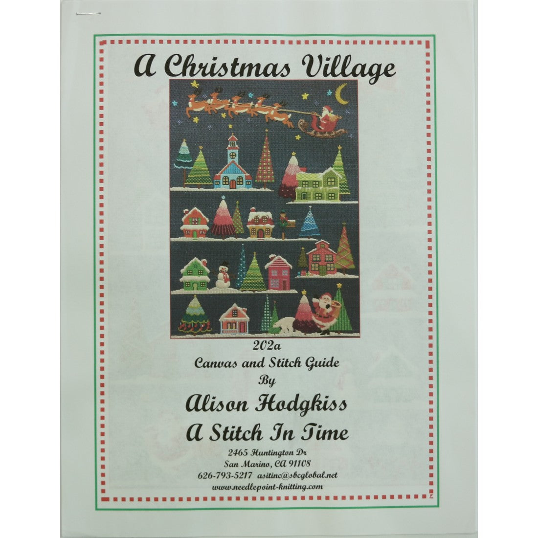 Santa & Polar Bear Stitch Guide