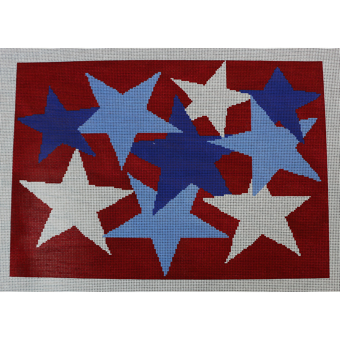 Stars Red Background