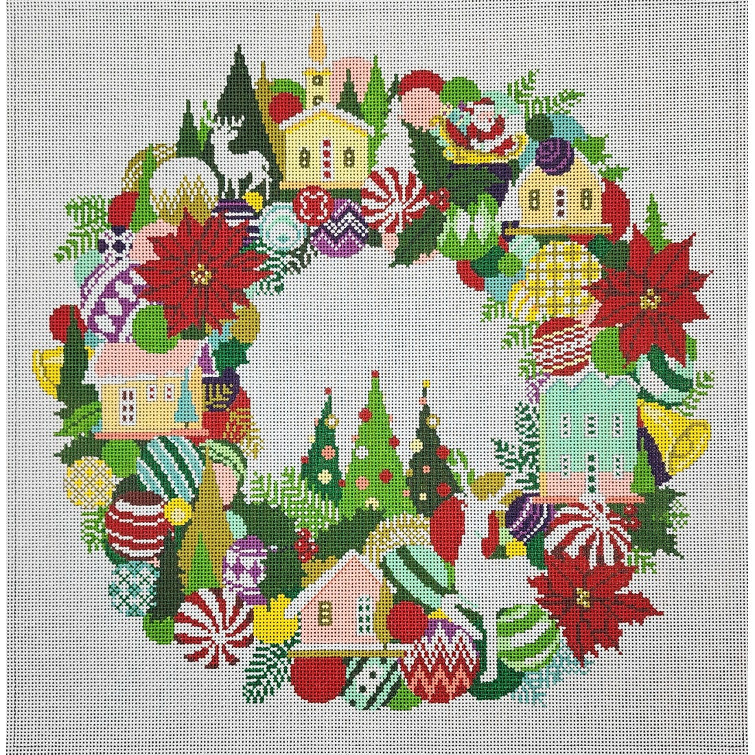 Christmas Wreath, 13 mesh