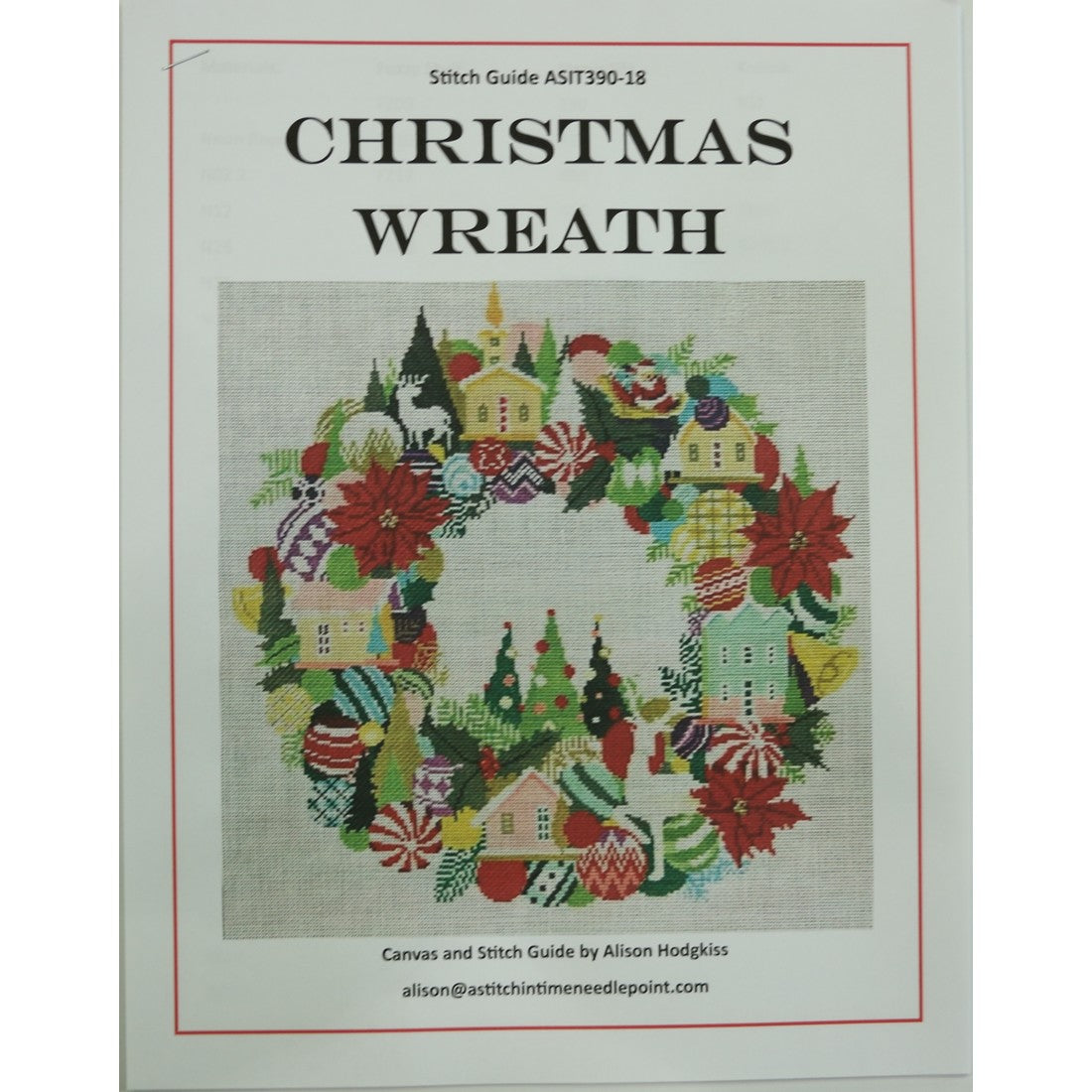 Christmas Wreath Stitch Guide