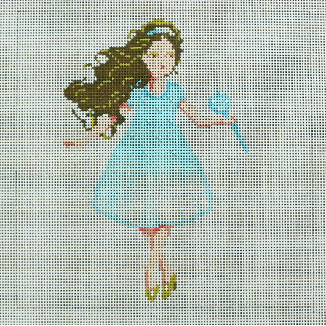 Girl in a Blue Dress