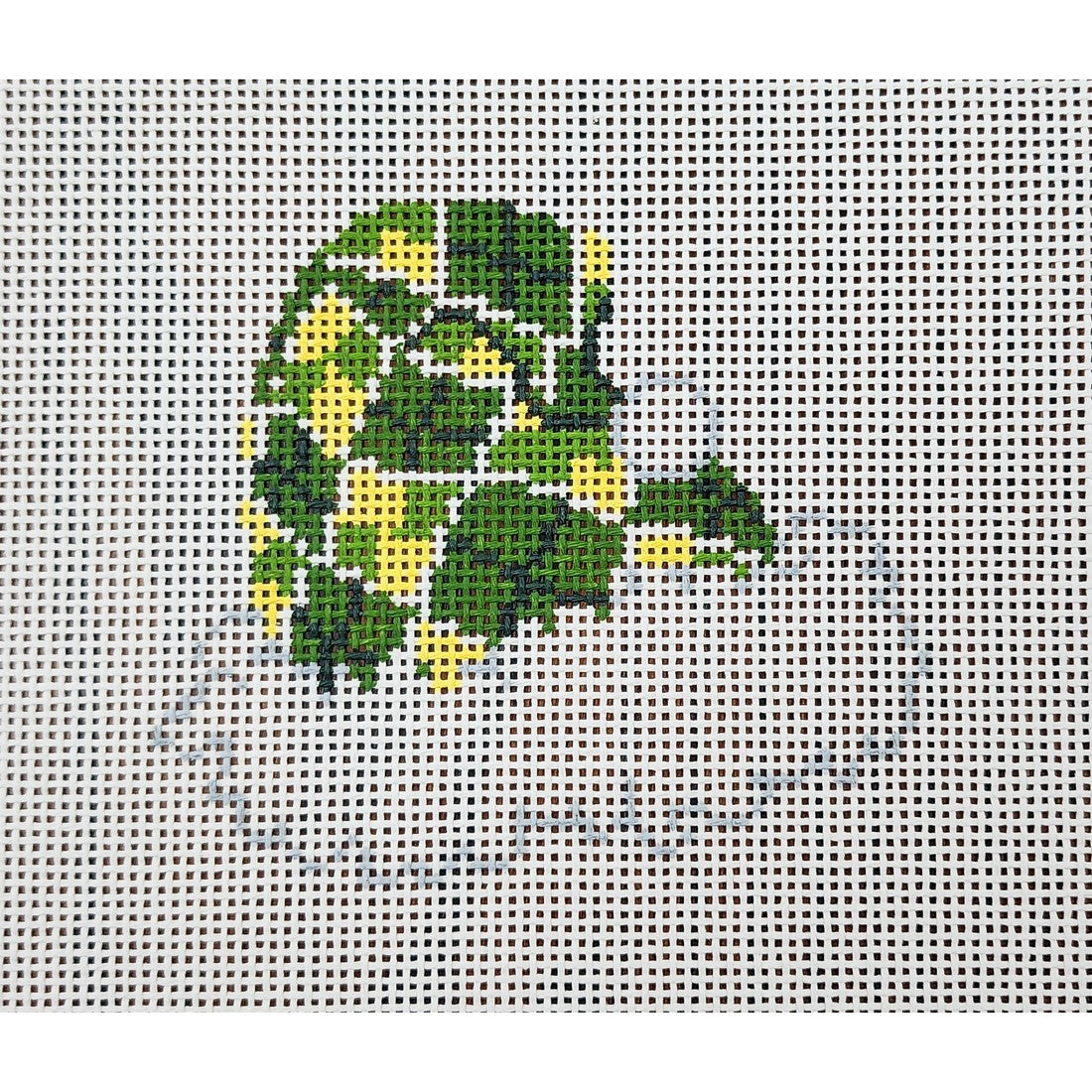 Green Argyle Cap, 13 mesh