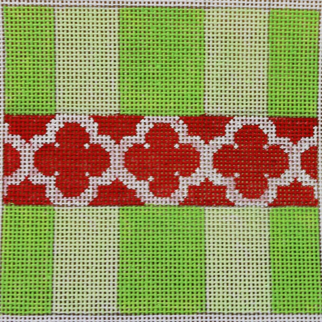 Limes Stripes w/ Quatrefoil