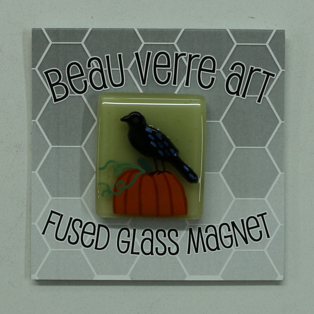 Crow on Pumpkin Needle Minder