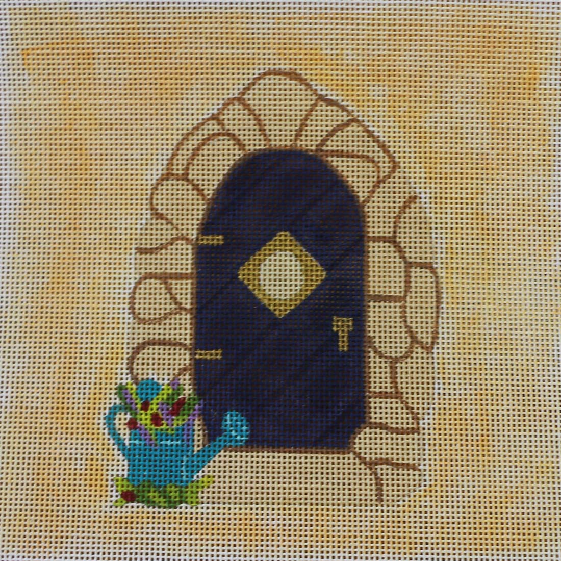 Fairie Door w/ Watering Can