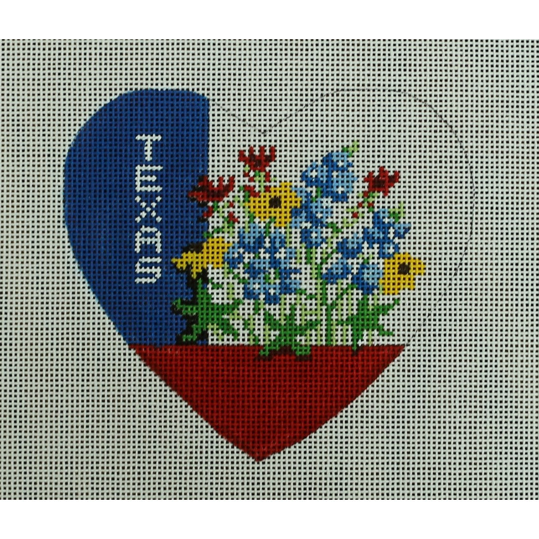 Texas Wildflowers Heart