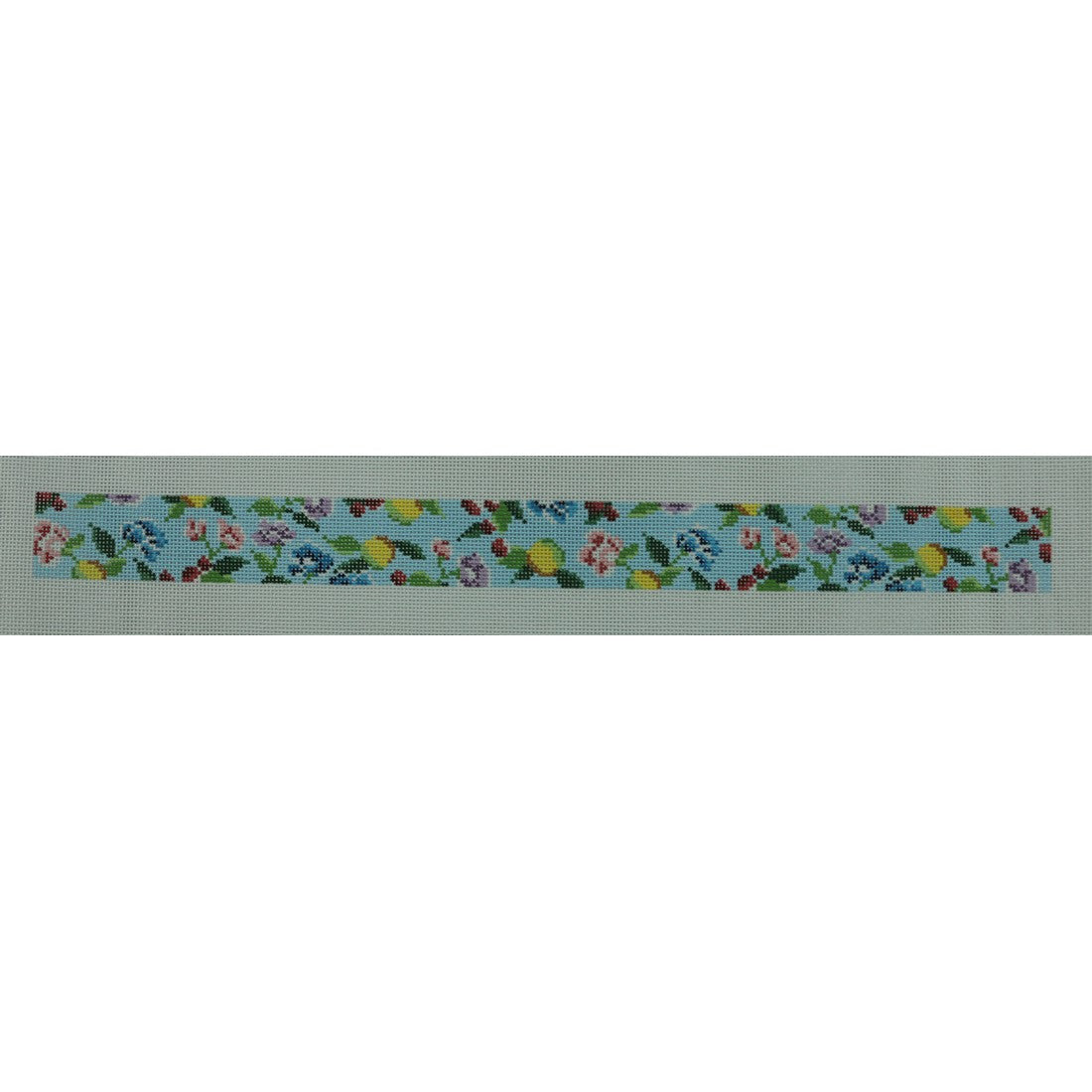Blue Floral Strap