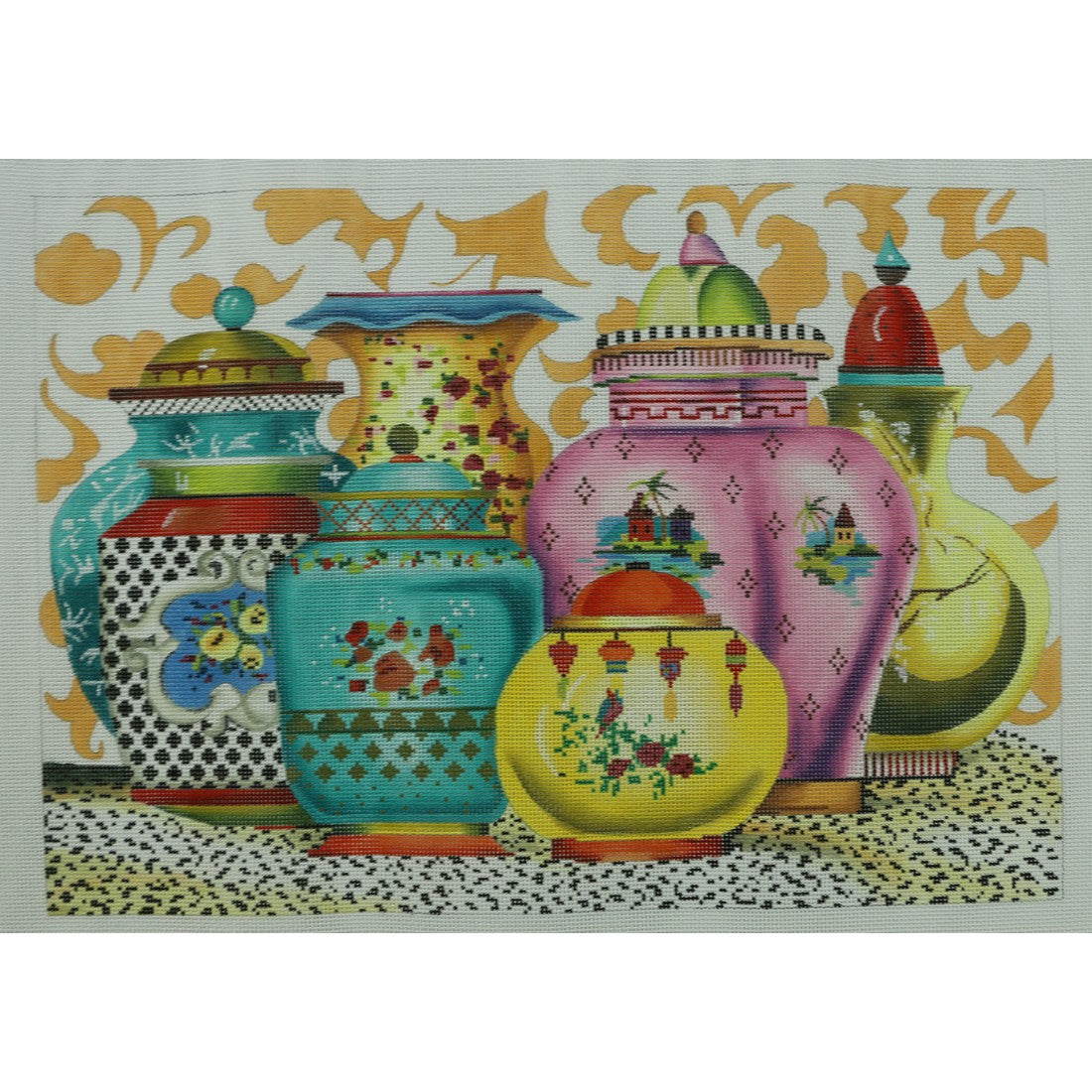 Vases, Leopard Print