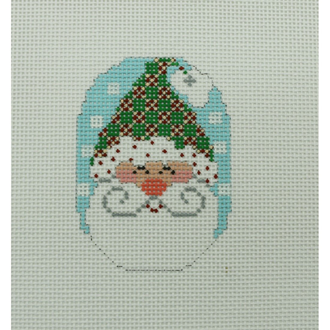 Santa, Hat with Plaid