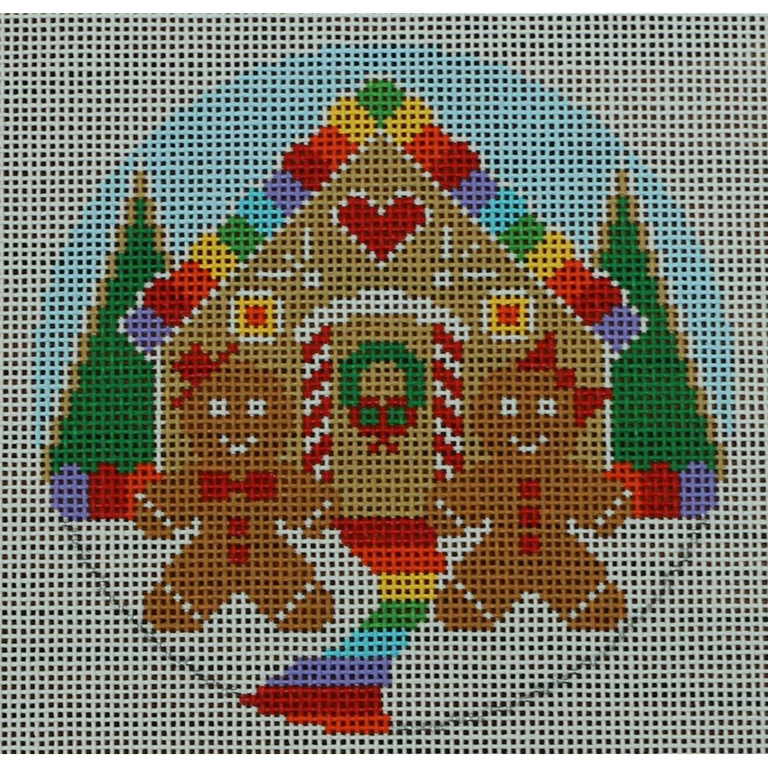 Gingerbread House and People