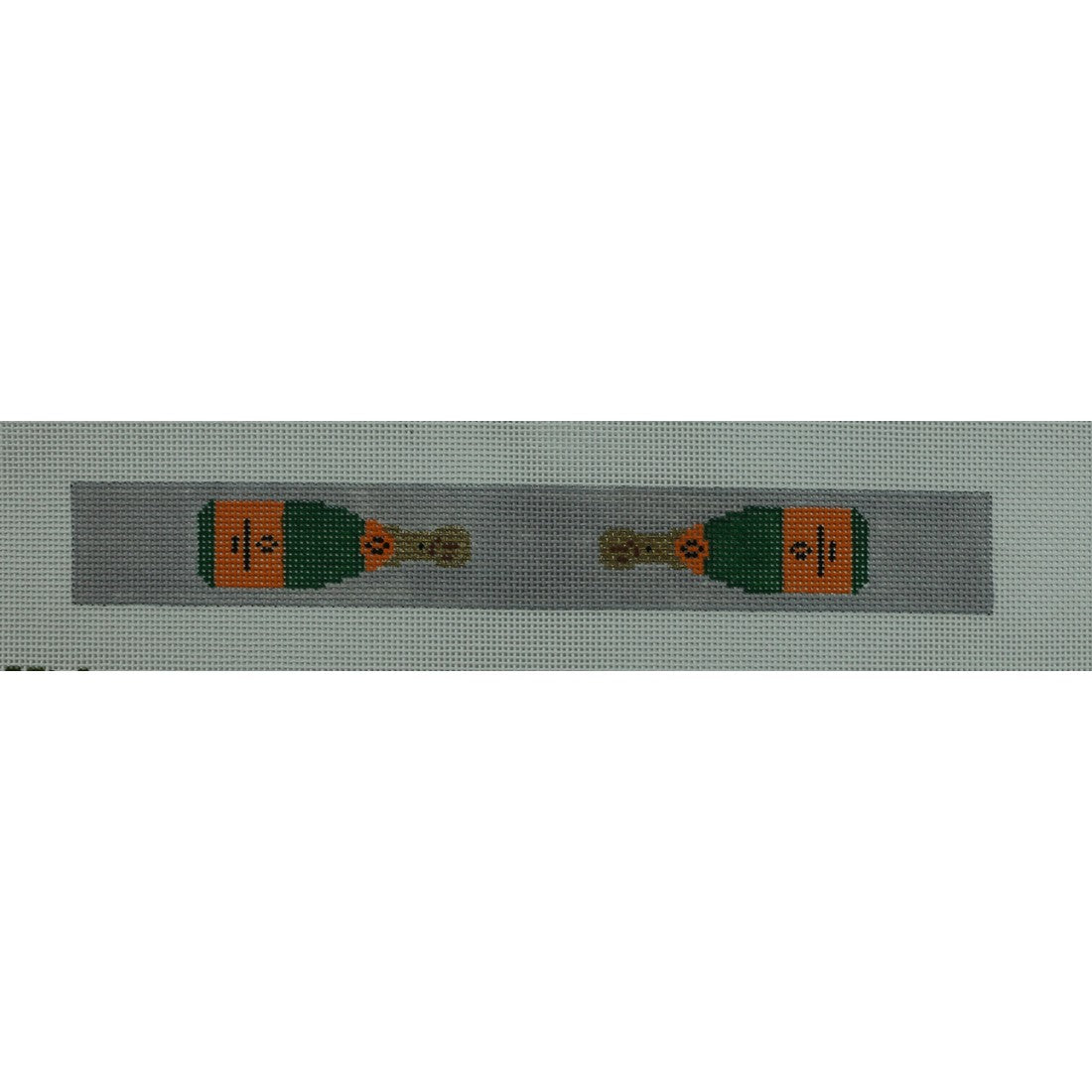 Champagne Bottles, Grey Key Fob