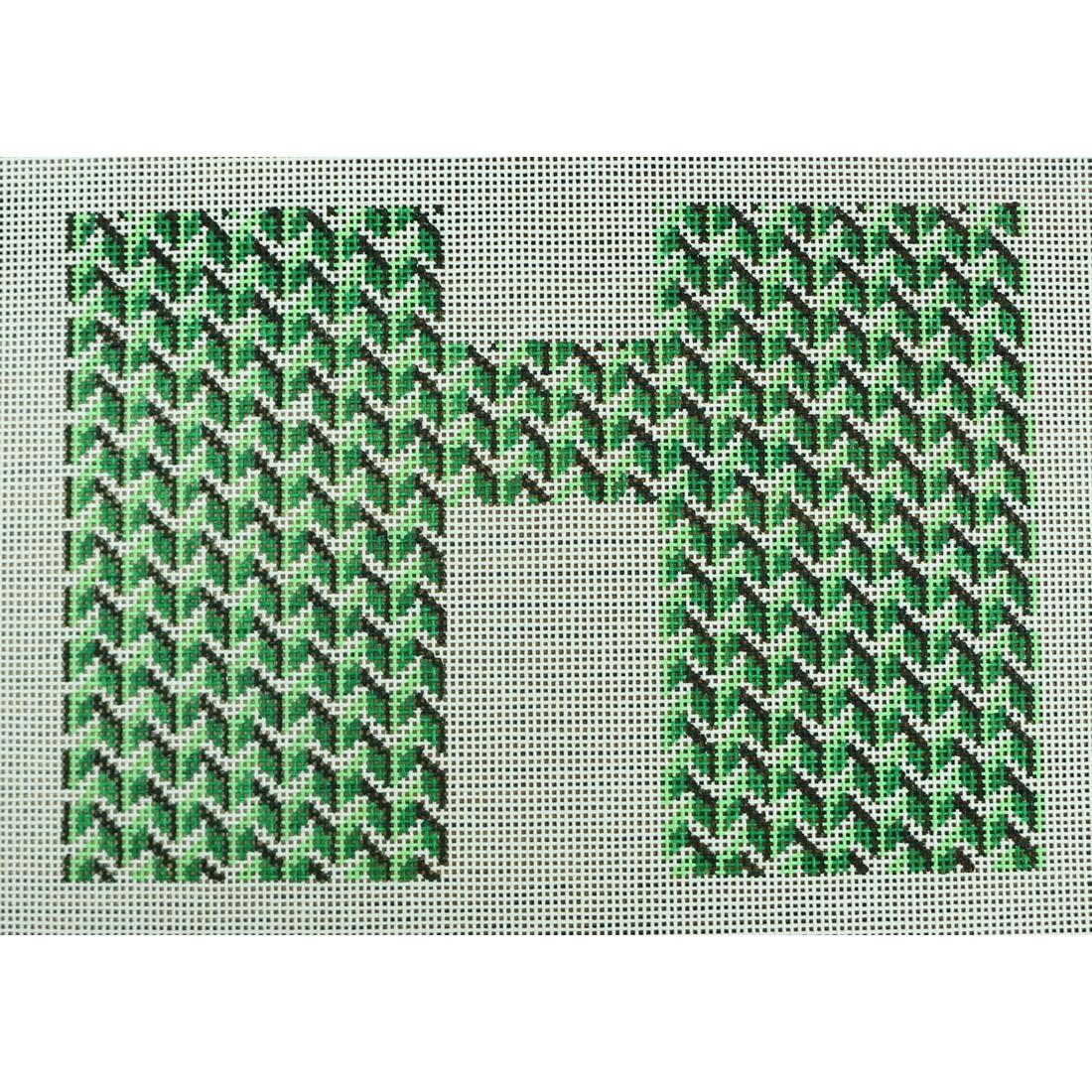 Y Pattern Clutch Front Green