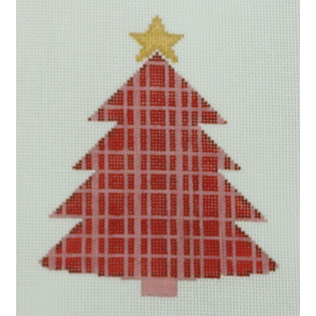 Pink/Red Plaid Tree