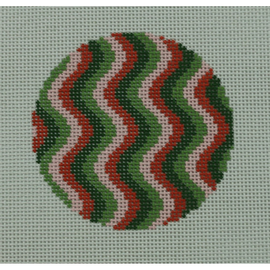 Squiggle, Pink & Green