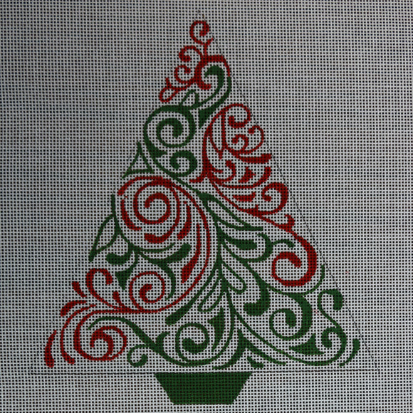 Red and Green Triangle Tree