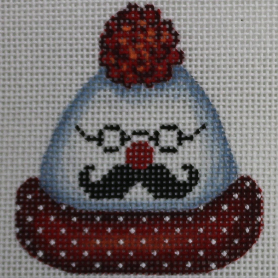 Hat with Face/Moustache