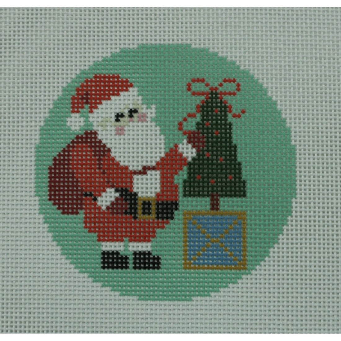 Santa with Topiary
