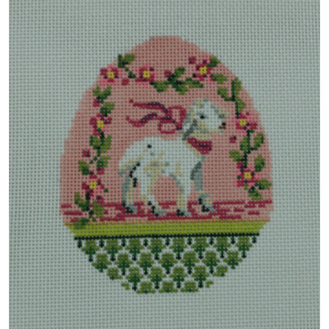 Pink Garland Lamb Egg