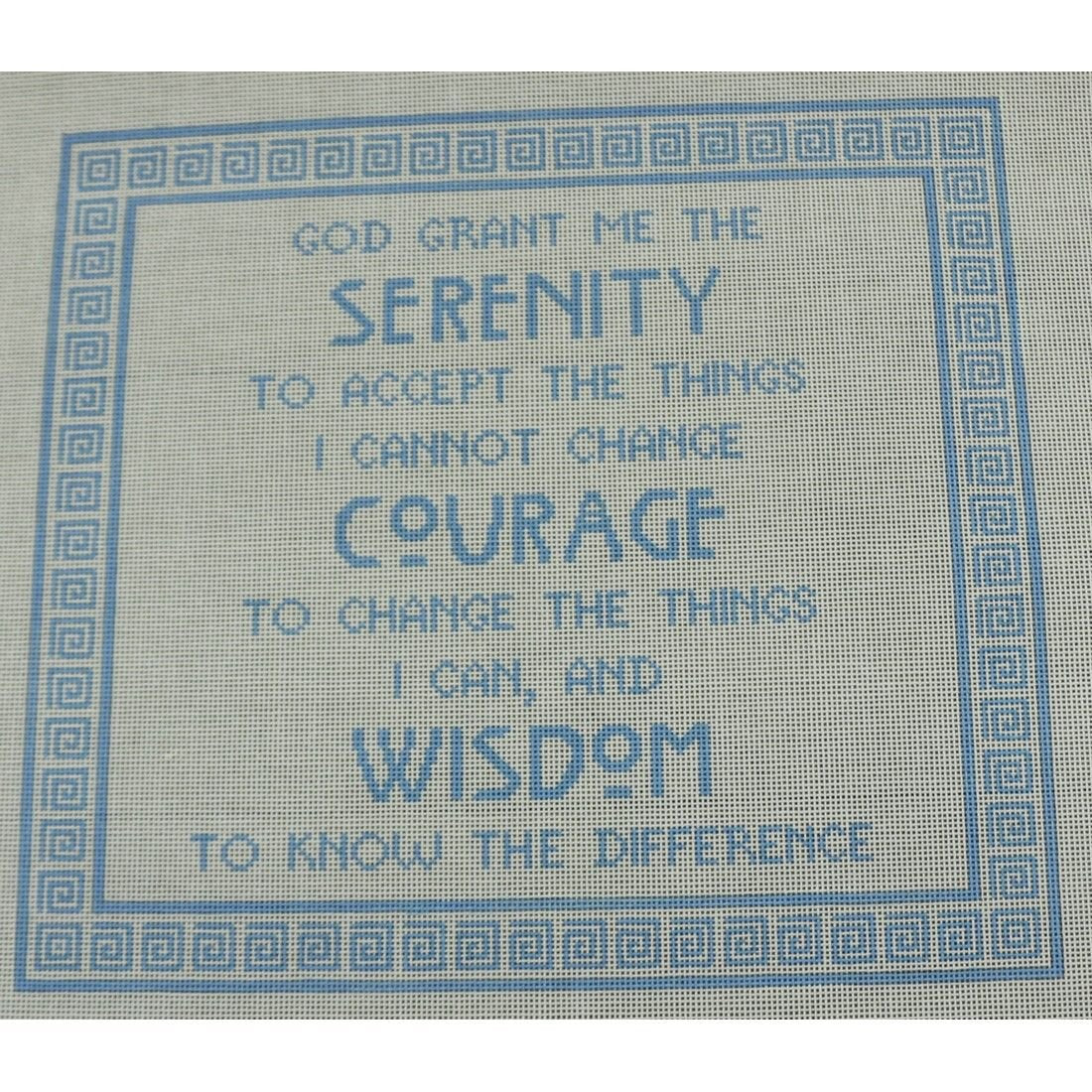 Serenity Prayer, Greek Key