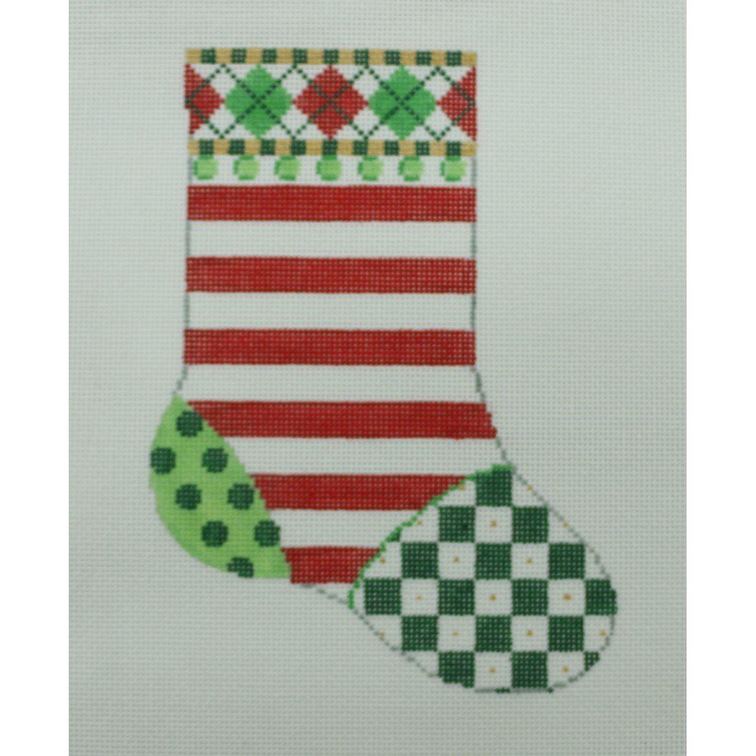 Horizontal Stripes Mini Sock