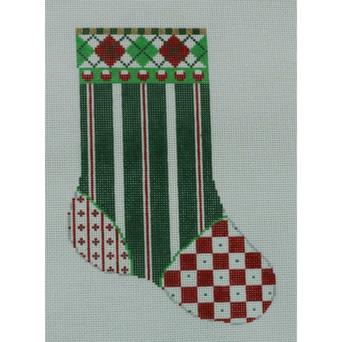 Stripes & Squares Mini Sock