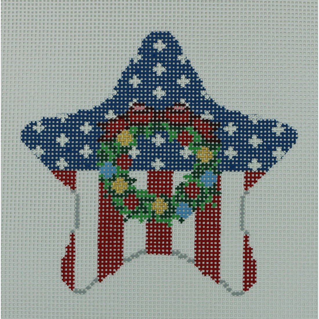 Patriotic Star, Wreath