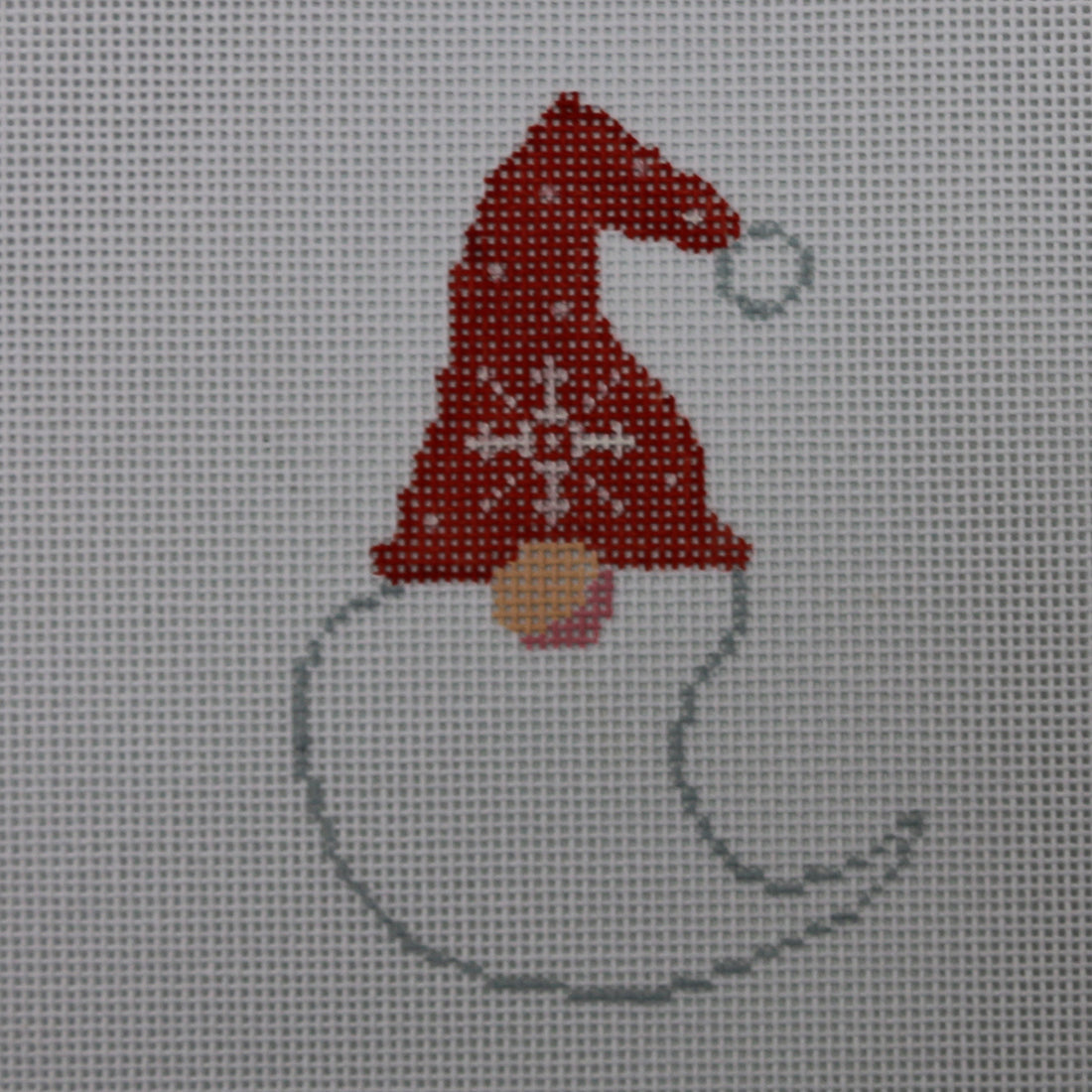 Gnome with Snowflake Hat