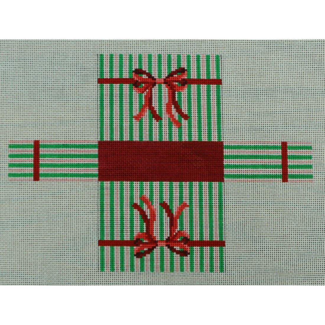 3D Mini Striped Holiday Bag