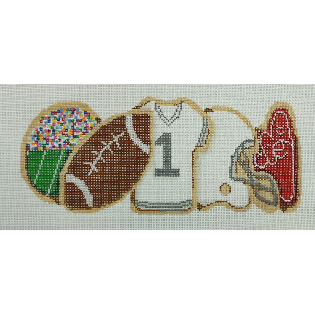 Football Cookies Row