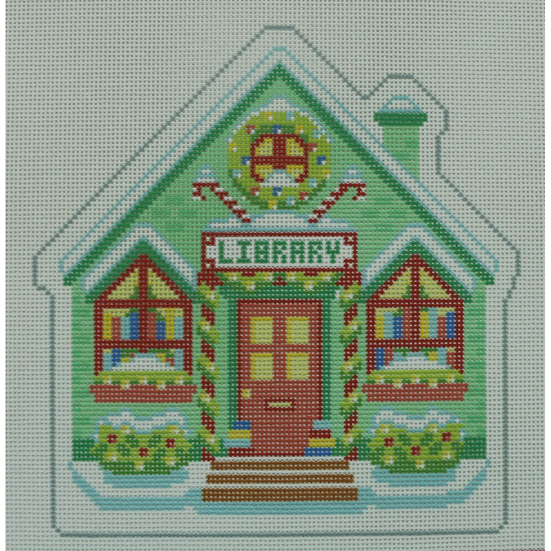 Library Christmas Village