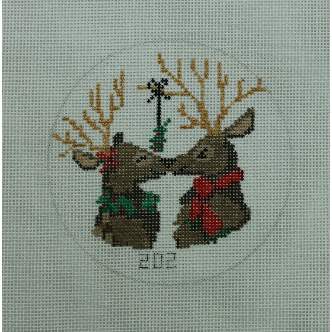 Kissing Reindeer