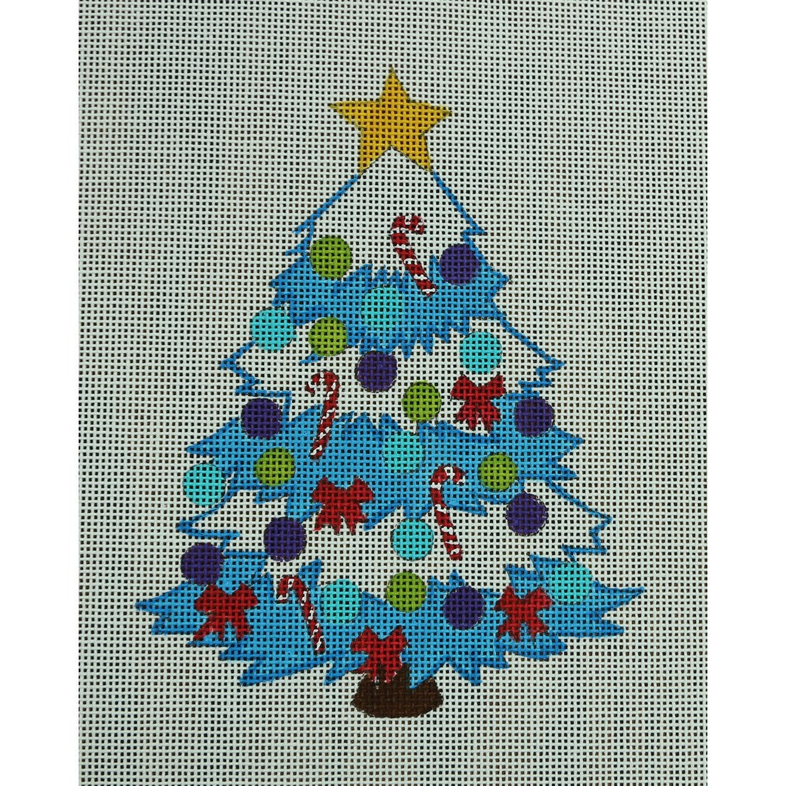 Funky Christmas Tree Blue