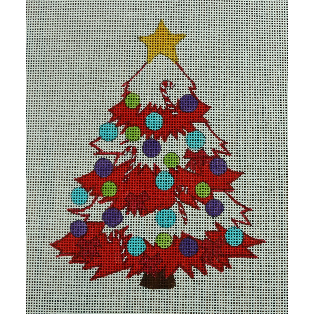 Funky Christmas Tree Red