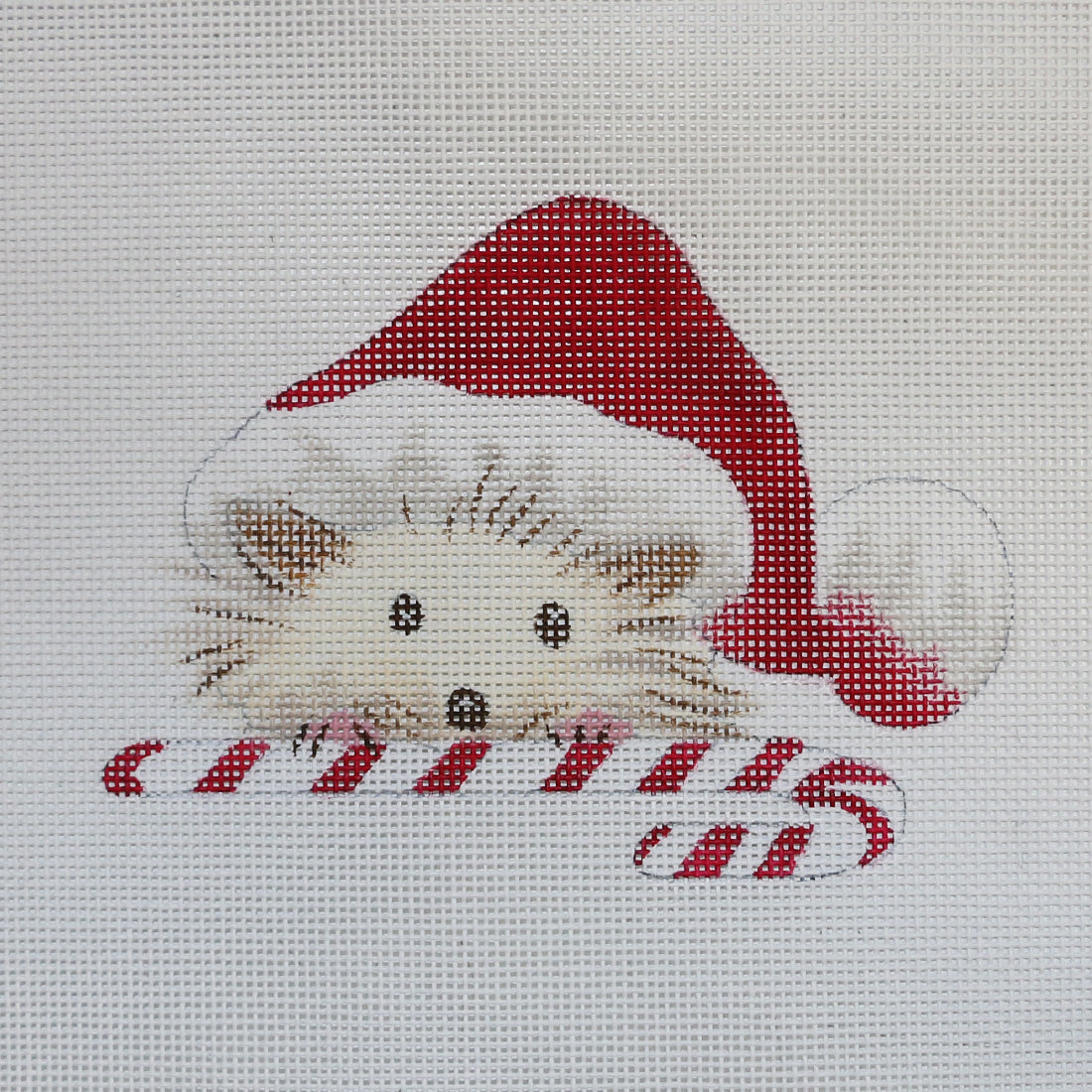 Hedgehog with Candy Cane