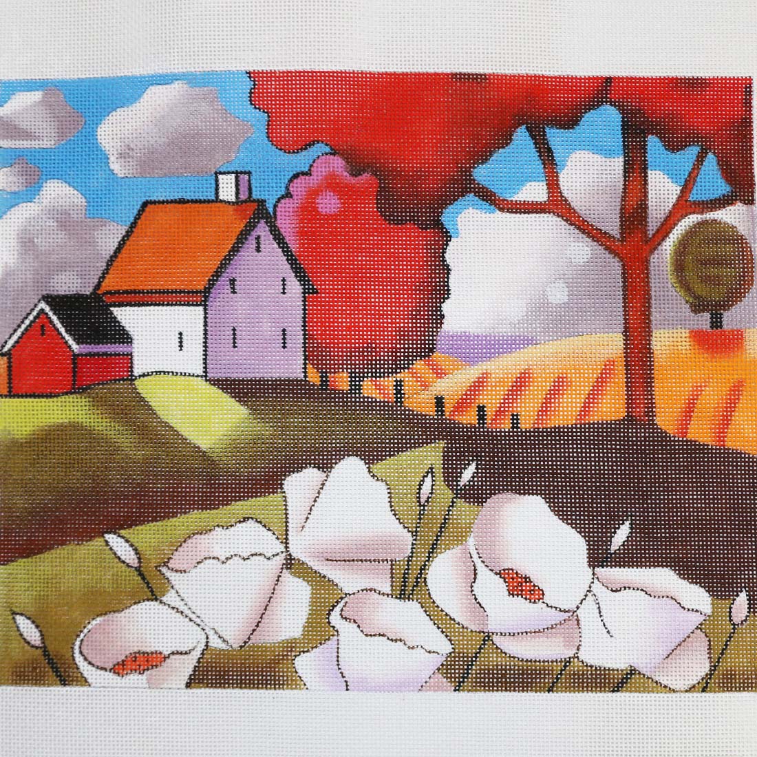 White Blooms & Field