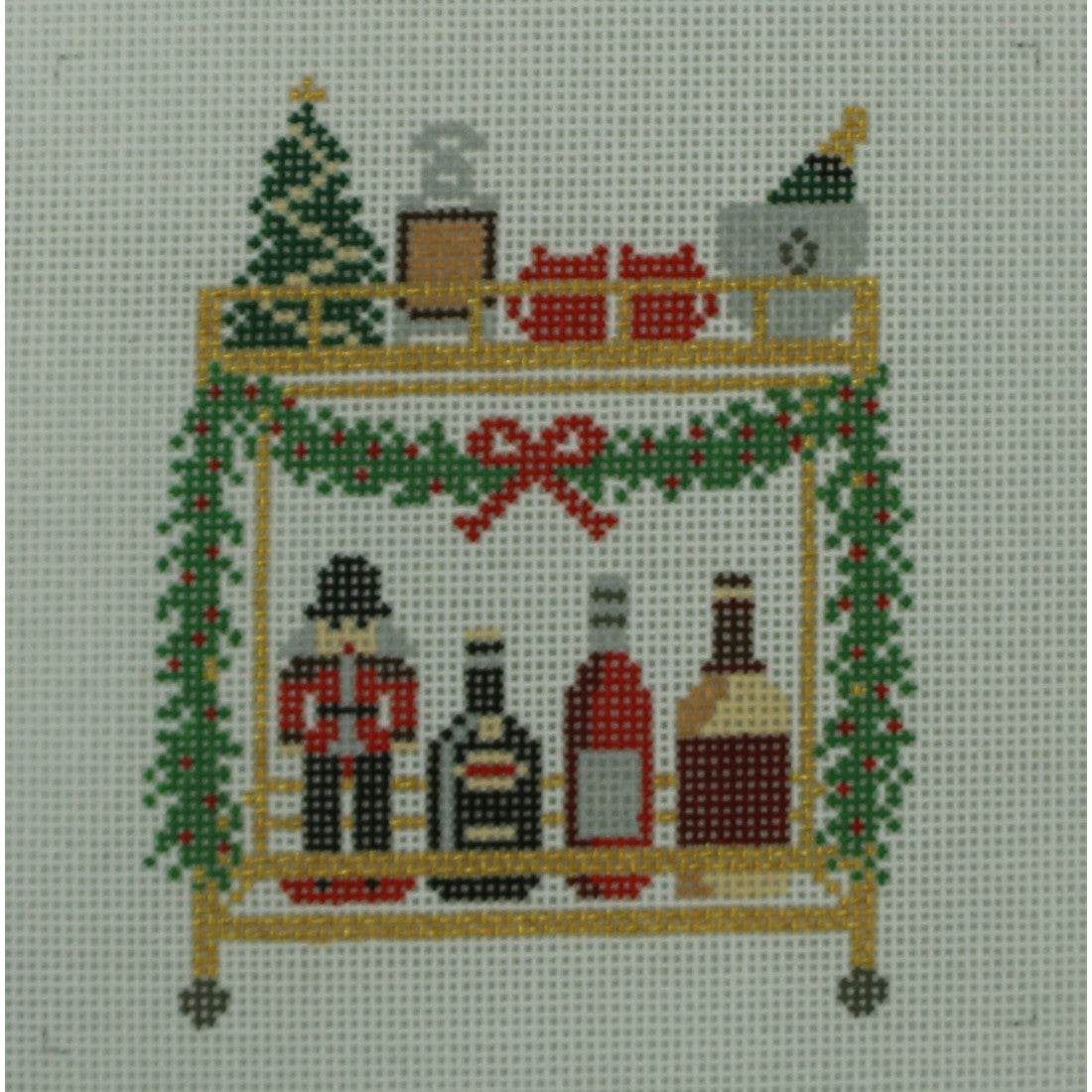 Christmas Bar Cart