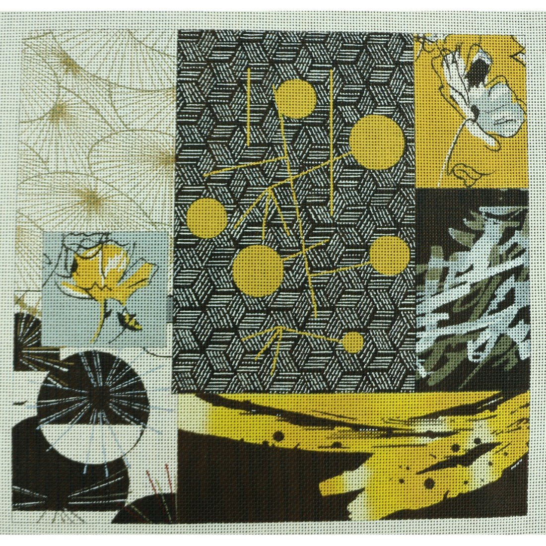 Asian in Yellow, 13 mesh